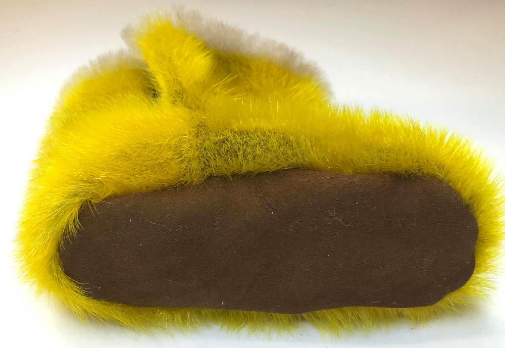Kamii Children's Slippers, Yellow - Image 3