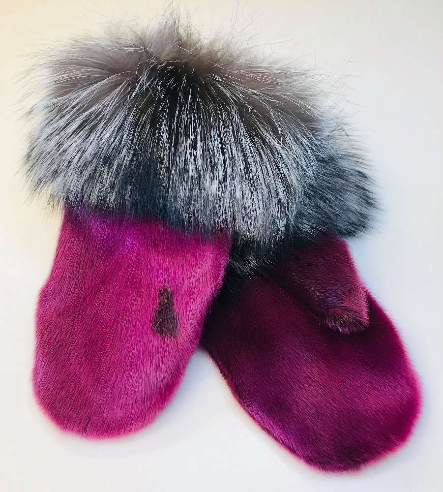 Siku Mittens, Pink - Image 5