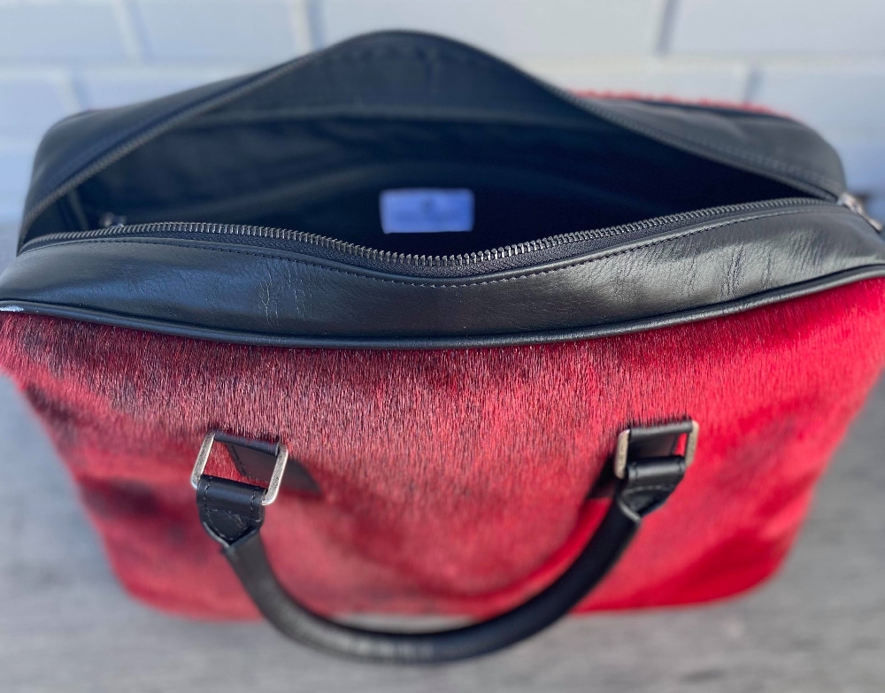 Business Bag, Rødt Sælskind - Billede 4