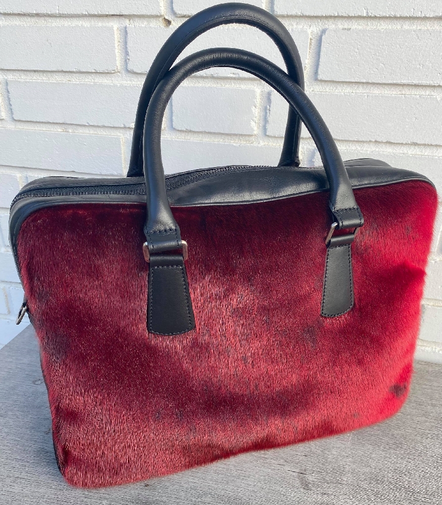 Business Bag, Rødt Sælskind - Billede 3