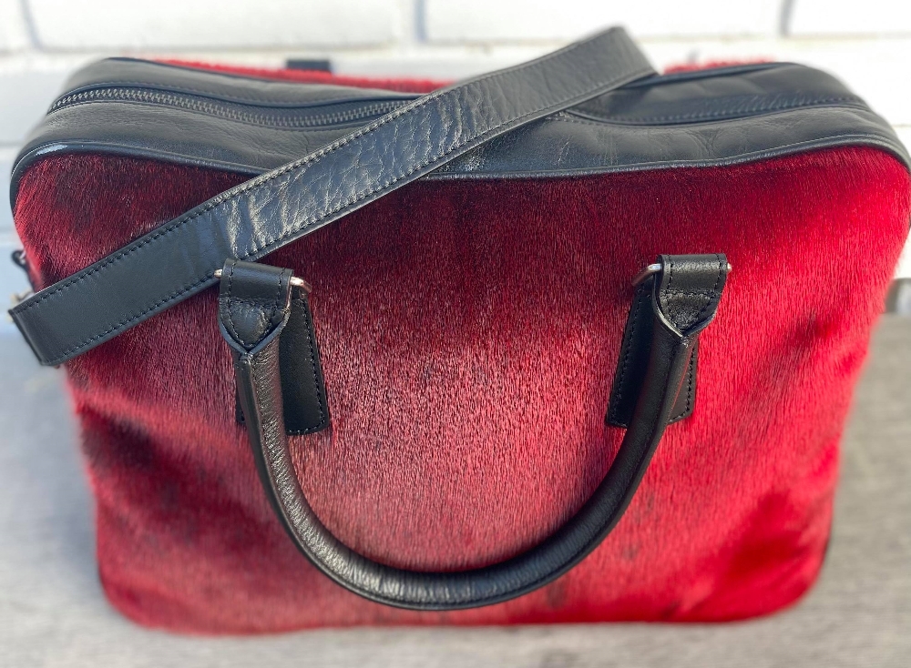 Business Bag, Rødt Sælskind - Billede 5
